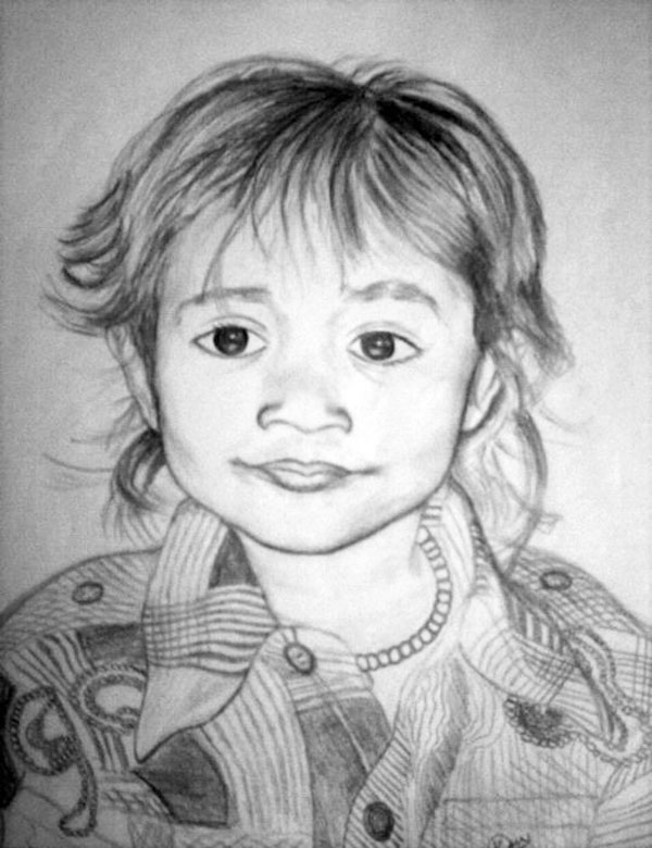 Pencil Sketch Baby