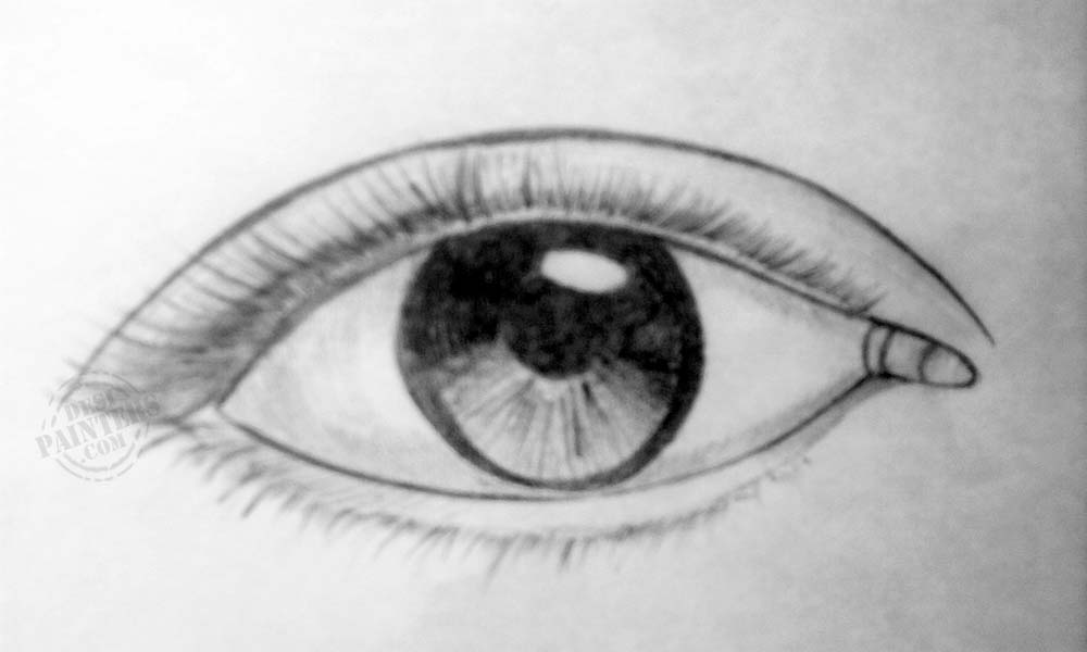 beautiful eye sketches