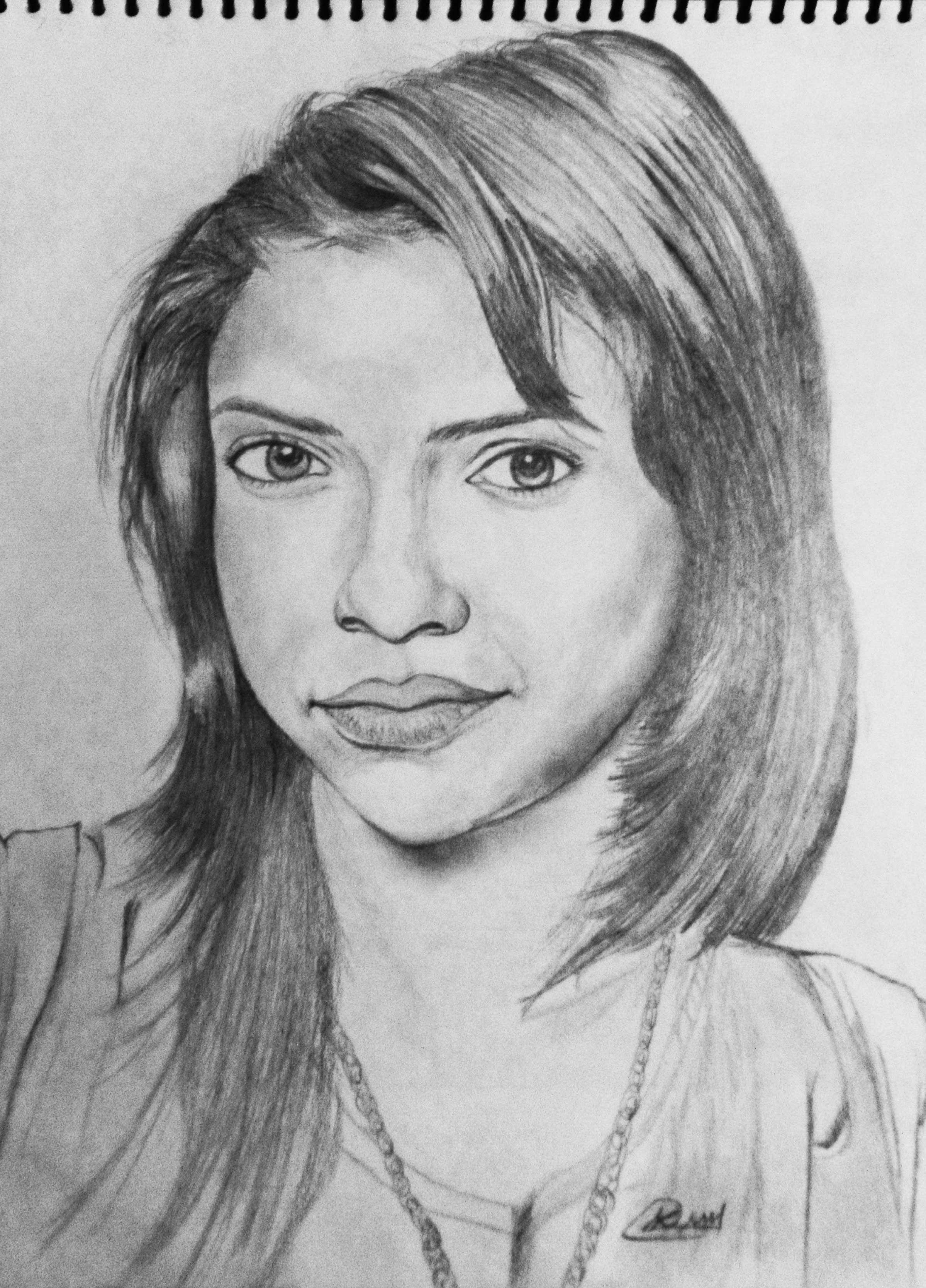 Pencil Sketch Of Actress Sumona | DesiPainters.com