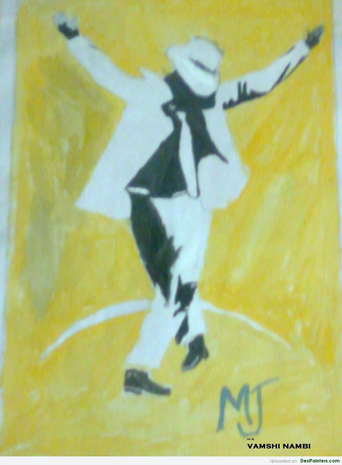 Painting Of Michael Jackson By Vamshi | DesiPainters.com