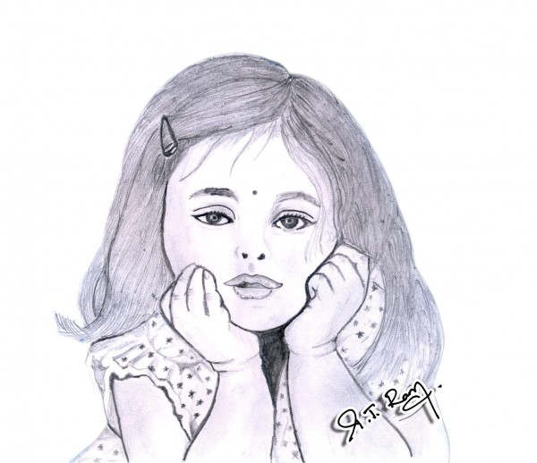 Drawing cute girl sketch HD wallpapers | Pxfuel