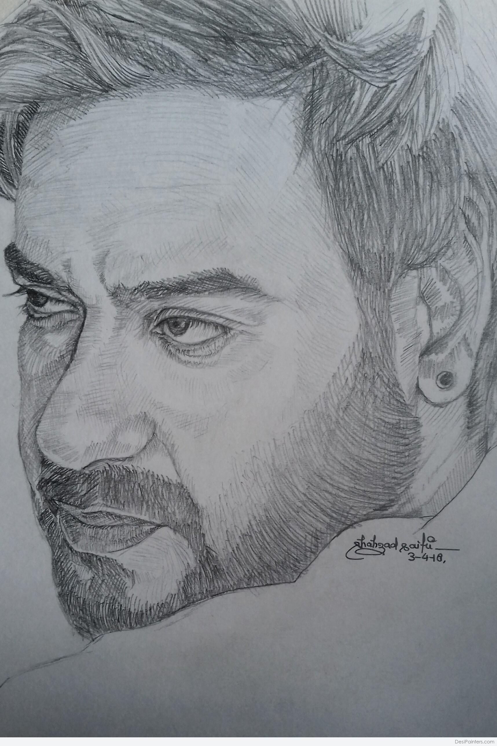 DG Arts - Ajay Devgn pencil sketch 90's actor best hero | Facebook