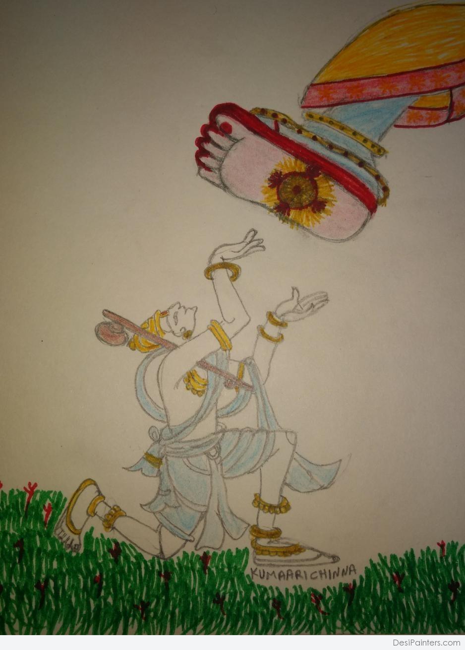 Lord Venkateswara Swamy step by step drawing Full video / venkateswara swamy  images / lord Balaji - YouTube