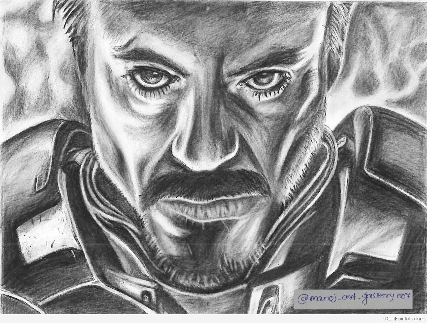 Iron Man mark 2, pencil sketch, concept art | Stable Diffusion