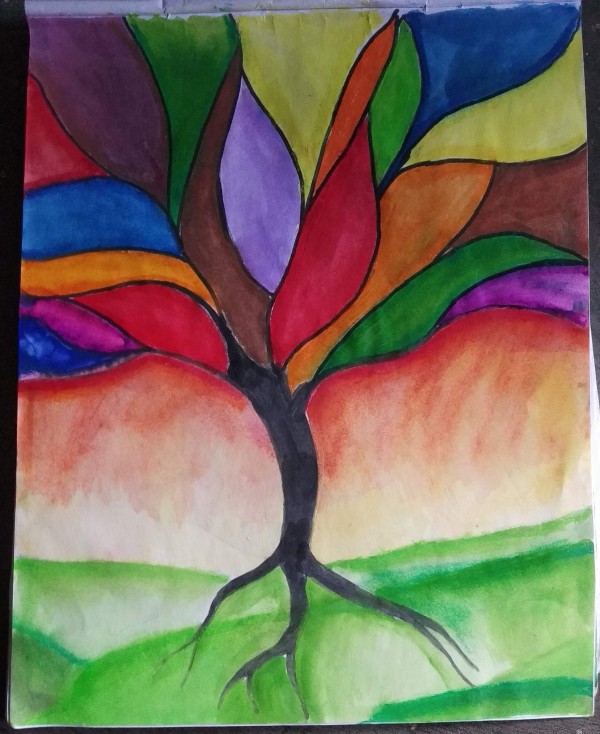 Water color Full Tree