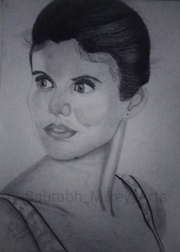 Pencil Sketch of Baywatch's Actress Alexandra Daddario ??