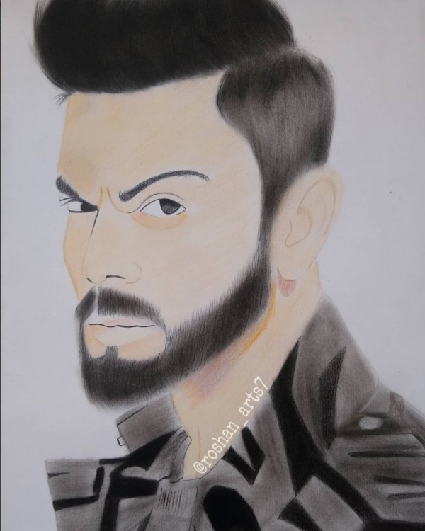 Virat Kohli  Sketch - DesiPainters.com