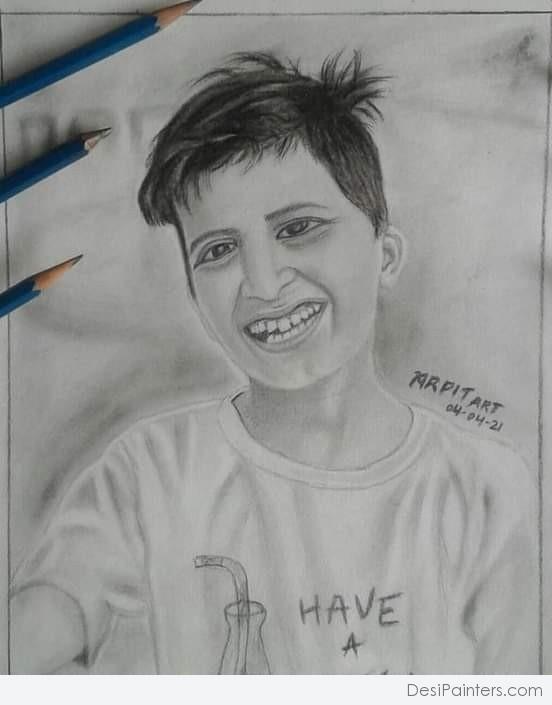 piyush sourav joshi pencil sketch