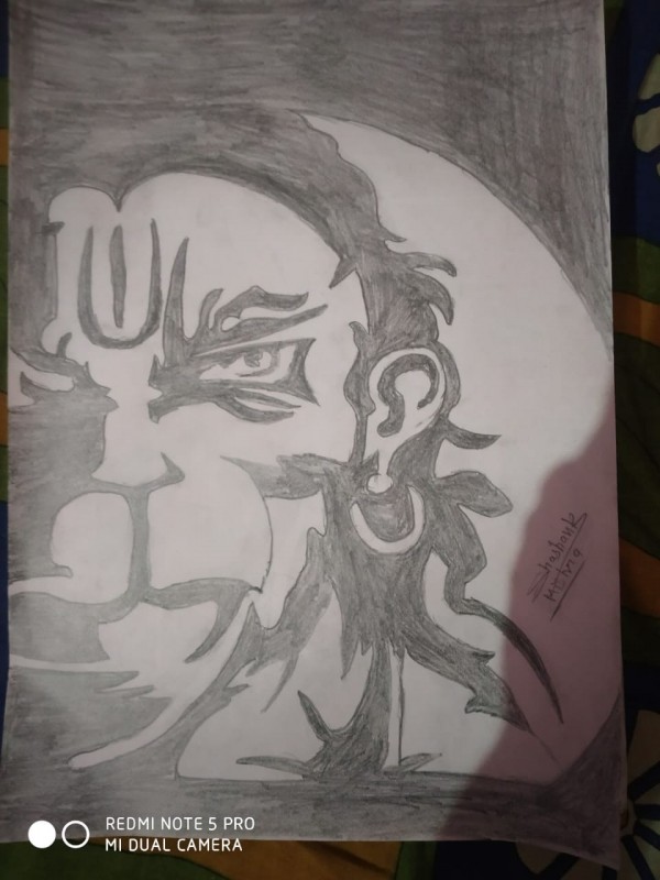 Hanuman ji sketch