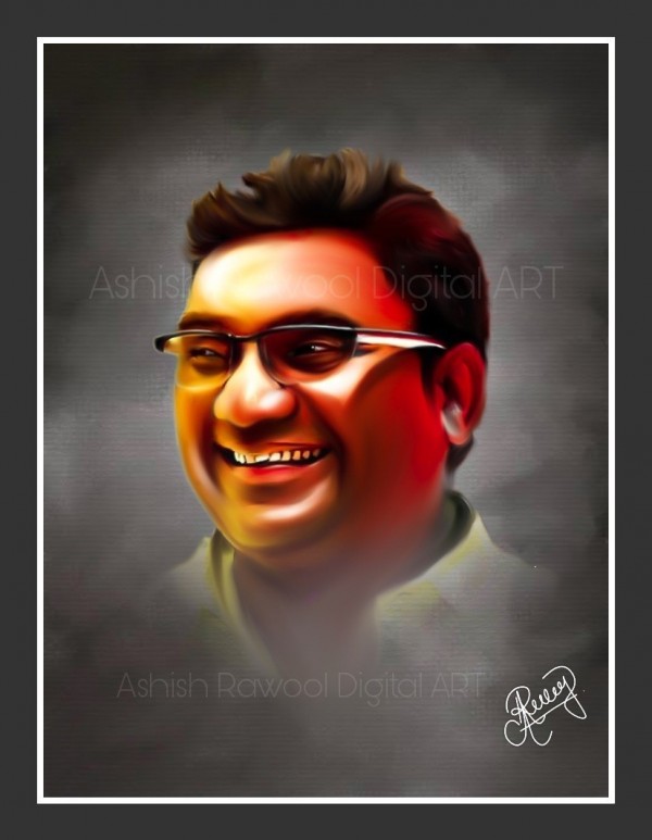 Bhau kadam Digital Painting by Artists Ashish Rawool - DesiPainters.com