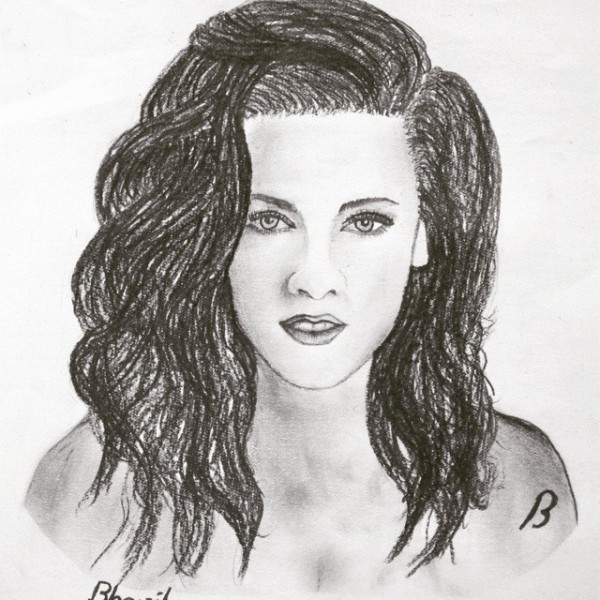 Stewart Kristen Pencil Sketch