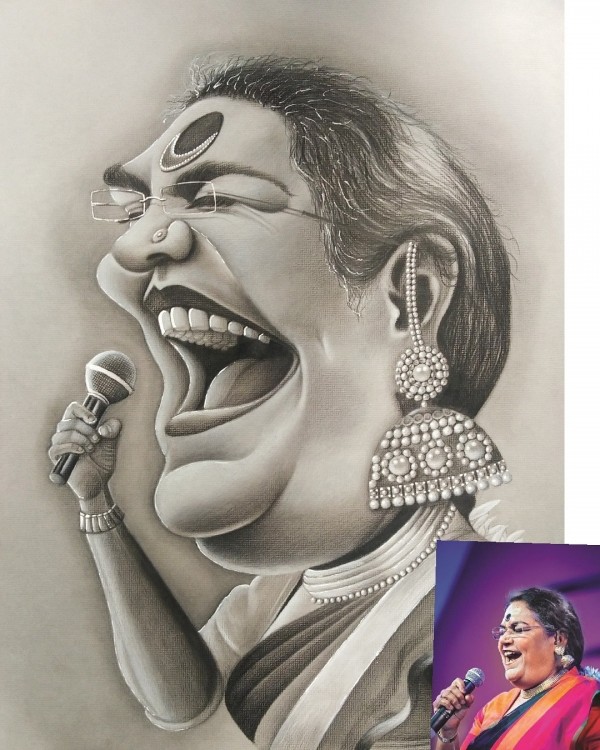 Usha Uthup - DesiPainters.com