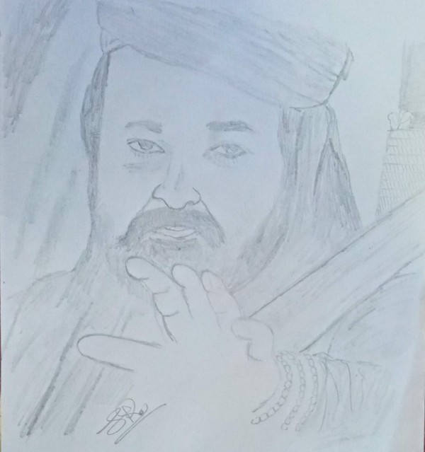 Marakkar arabhikadalinte simham movie special drawing