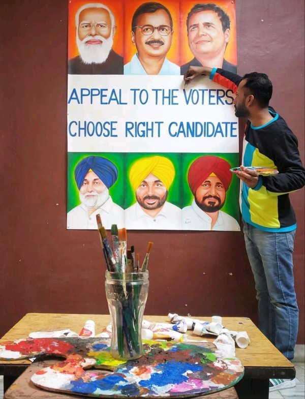 Appeal to the Voters Choose the Right Candidate - DesiPainters.com