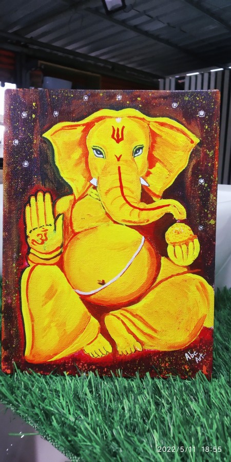 Shri Ganesh Painting - DesiPainters.com