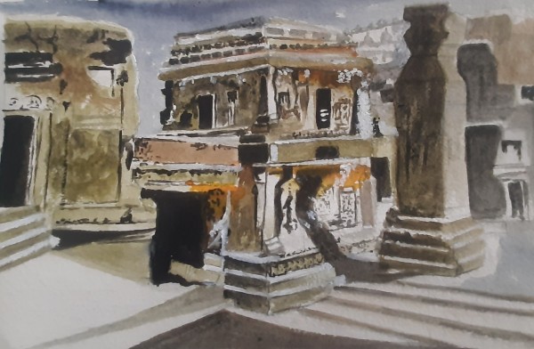 Ellora caves - DesiPainters.com