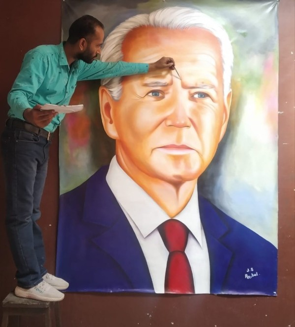 Portrait of U.S President Joe Biden